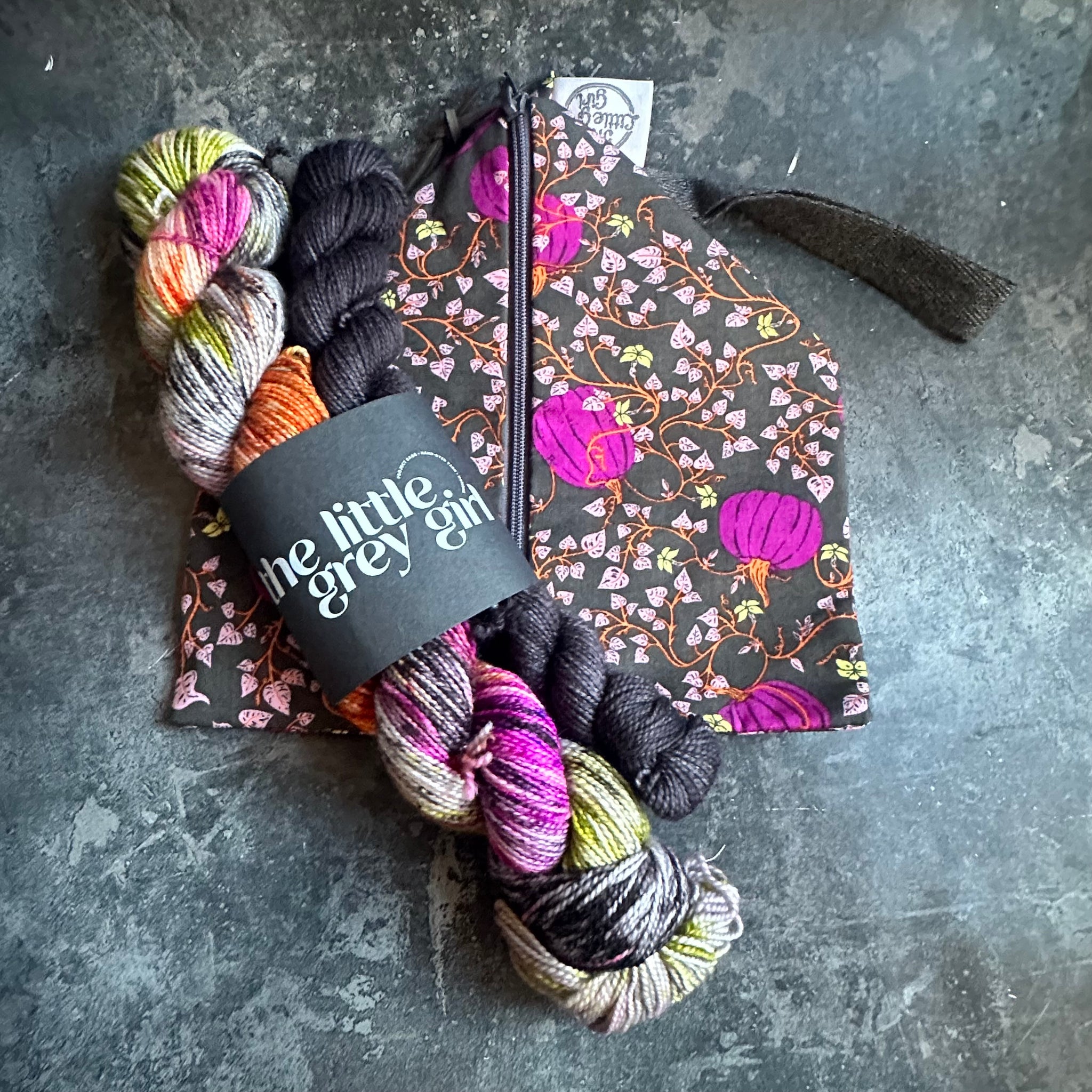 Halloween Sock Horror Set - Bag & Yarn Combos