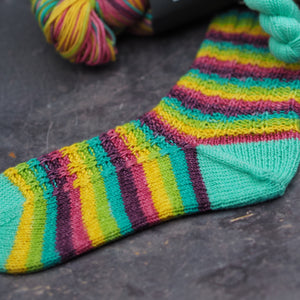 After the Storm - Hand-Dyed Self Striping Sock Yarn