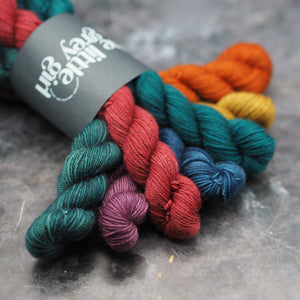 Grubby Prism - Semi-Solid Hand-Dyed 7 Skein Set