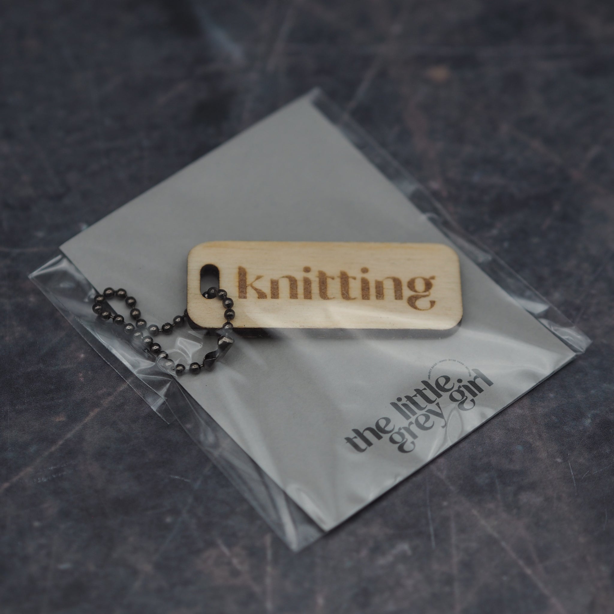 Wooden Project Bag Tags