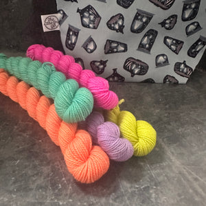 Moon Garden - Hand-Dyed Yarn Mini Skein Set